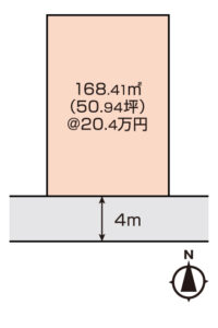 岡山市南区築港栄町　土地　1036.5万円　立建エステイト